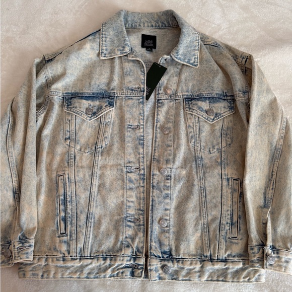 wild fable Jackets & Blazers - NWT Denim Blue Washed Jacket